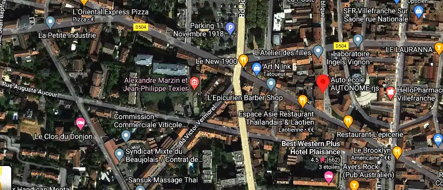 Permis auto Ecole à Villefranche-sur-Saône