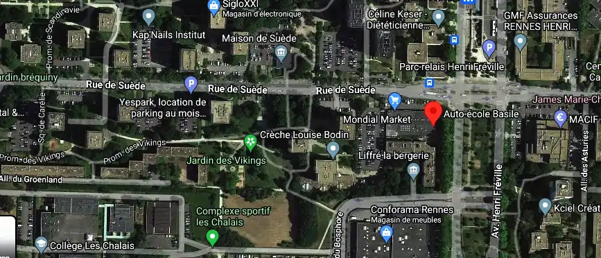 Permis auto Ecole à Rennes