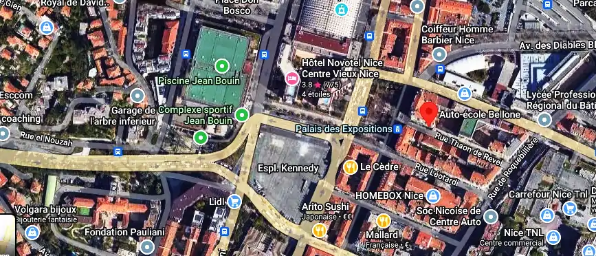 Permis auto Ecole à Nice