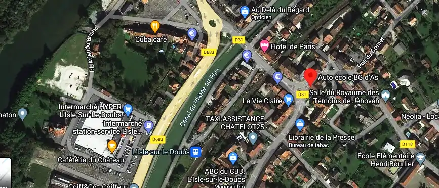 Permis auto Ecole à L'Isle-sur-le-Doubs