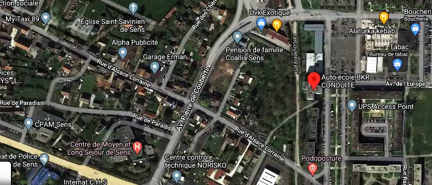 Permis auto Ecole à Sens