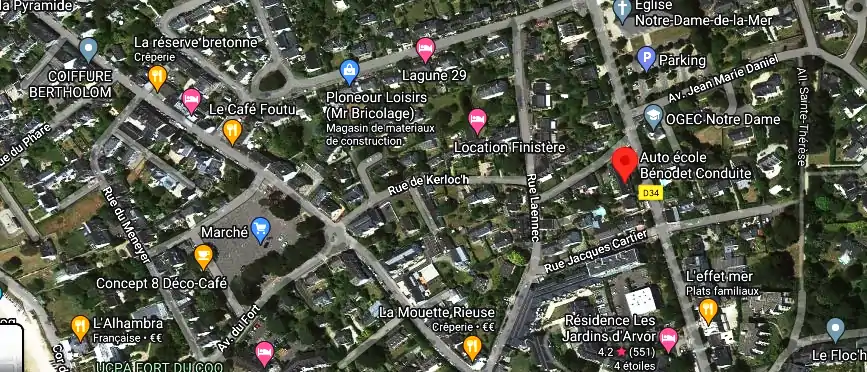 Permis auto Ecole à Bénodet