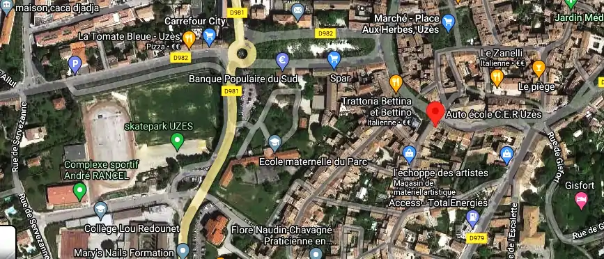 Permis auto Ecole à Uzès