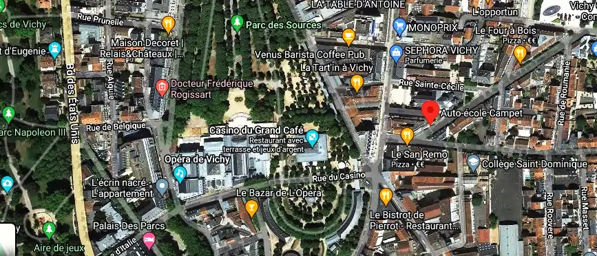 Permis auto Ecole à Vichy