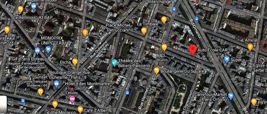 Permis auto Ecole à Paris