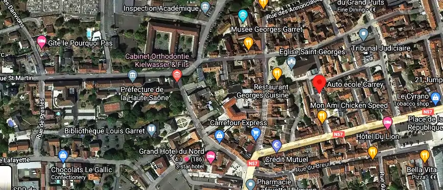 Permis auto Ecole à Vesoul