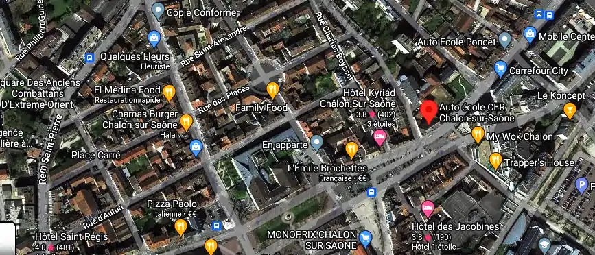 Permis auto Ecole à Chalon-sur-Saône