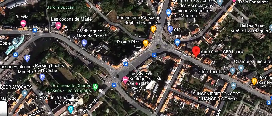 Permis auto Ecole à Boulogne-sur-Mer