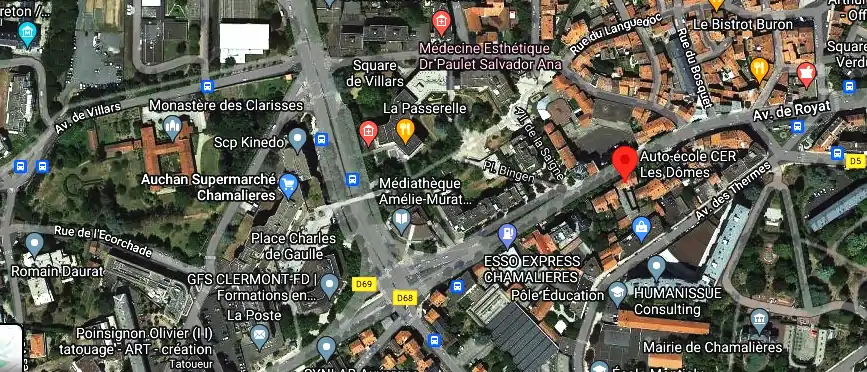 Permis auto Ecole à Chamalières