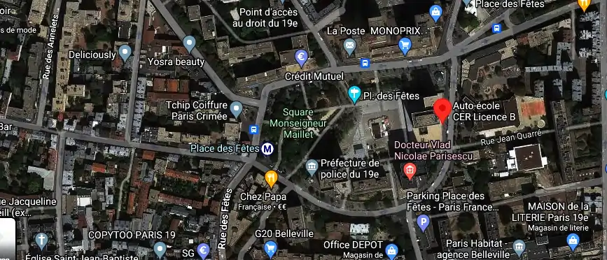 Permis auto Ecole à Paris