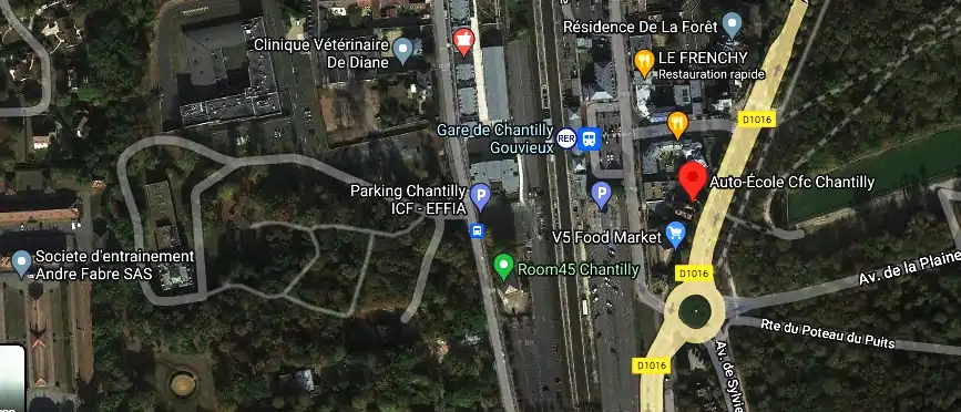 Permis auto Ecole à Chantilly