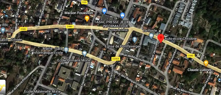 Permis auto Ecole à Pontfaverger-Moronvilliers