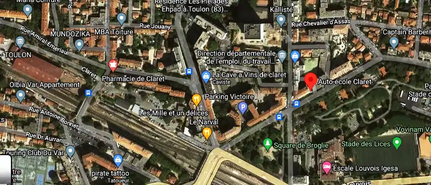 Permis auto Ecole à Toulon