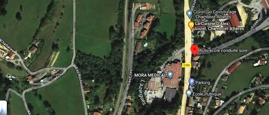 Permis auto Ecole à Chambost-Allières