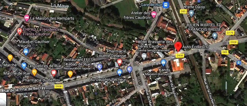 Permis auto Ecole à Rue