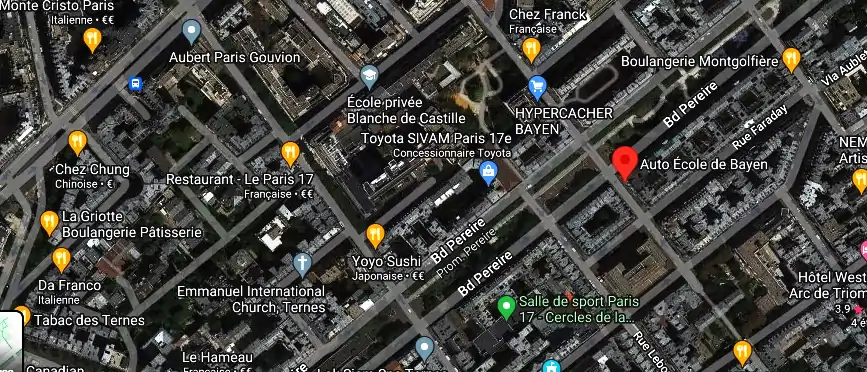 Permis auto Ecole à Paris