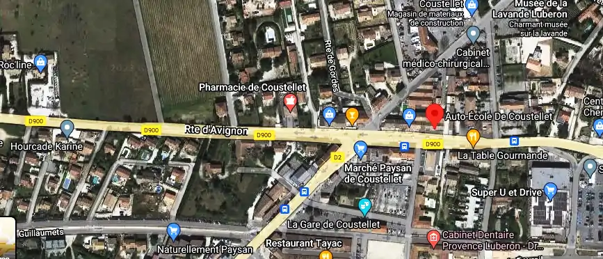 Permis auto Ecole à 84220 Cabrières-d'Avignon