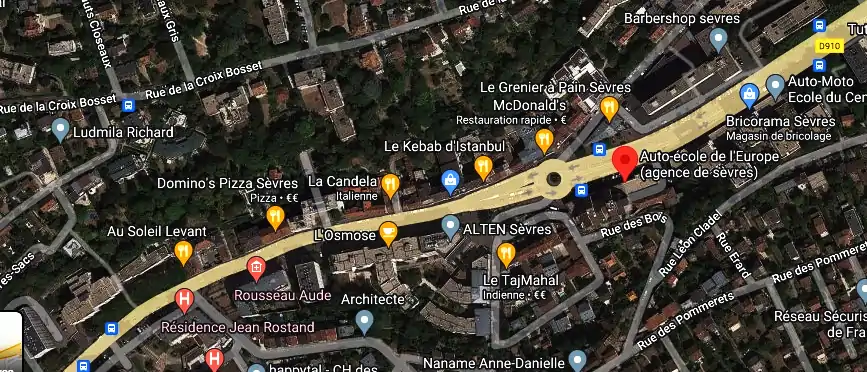 Permis auto Ecole à Sèvres