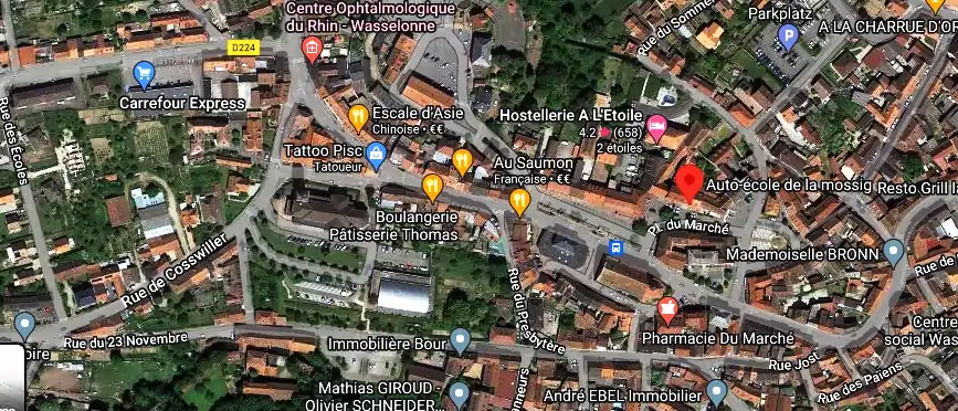 Permis auto Ecole à Wasselonne