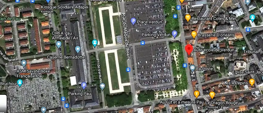 Permis auto Ecole à Pau