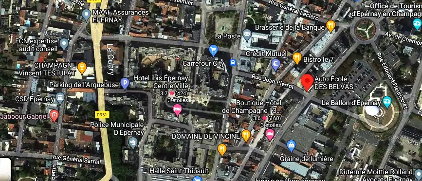 Permis auto Ecole à Épernay