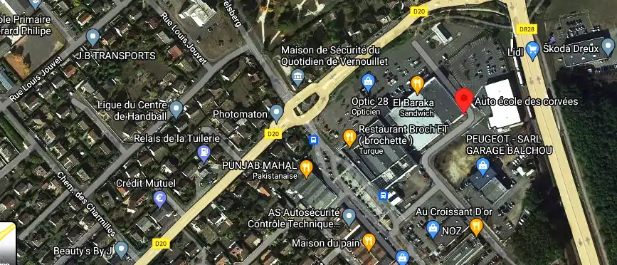 Permis auto Ecole à Vernouillet