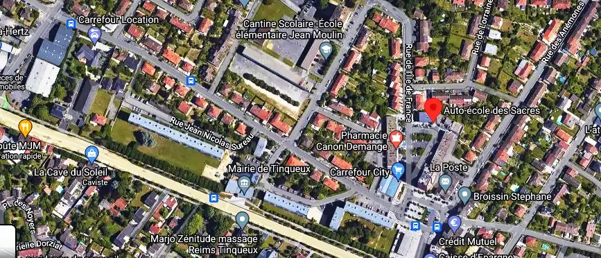 Permis auto Ecole à Tinqueux