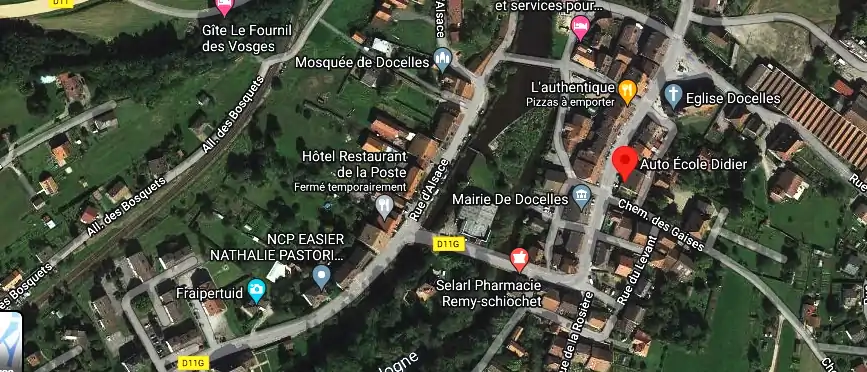 Permis auto Ecole à Docelles