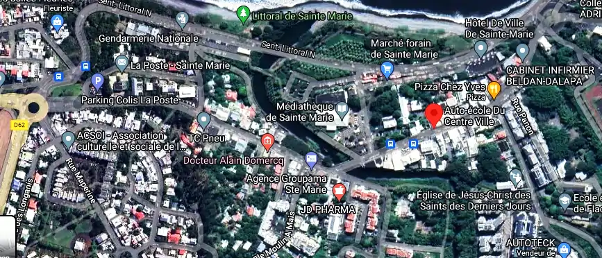 Permis auto Ecole à 18 Ter Rue de la Republique, Sainte-Marie 97438, La Réunion