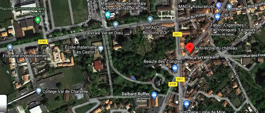 Permis auto Ecole à Ruffec