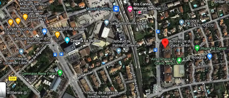 Permis auto Ecole à Mouans-Sartoux