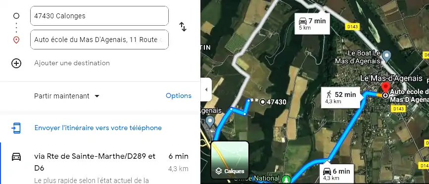 Permis auto Ecole à Le Mas-d'Agenais