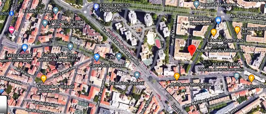 Permis auto Ecole à Montpellier