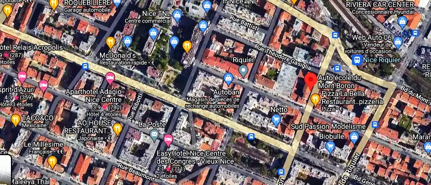 Permis auto Ecole à Nice