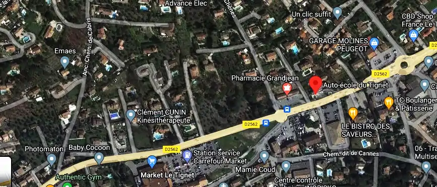 Permis auto Ecole à Le Tignet