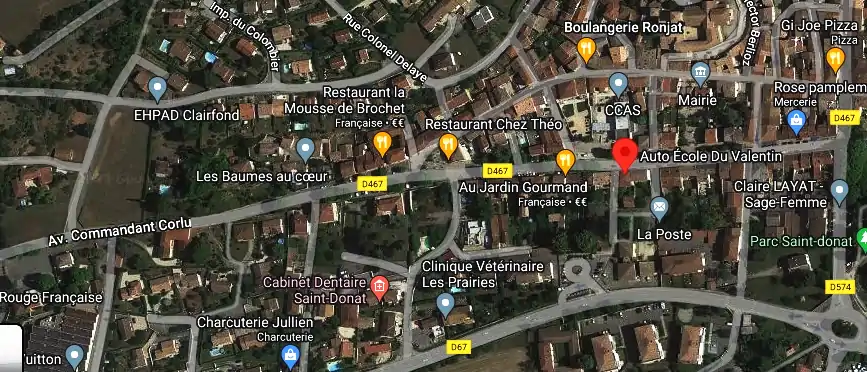 Permis auto Ecole à Saint-Donat-sur-l'Herbasse