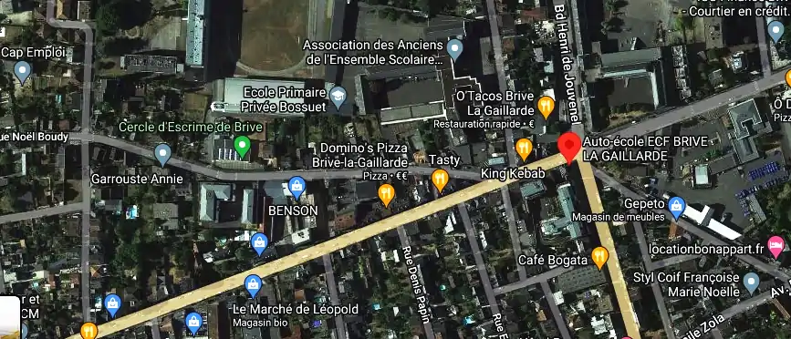 Permis auto Ecole à Brive-la-Gaillarde