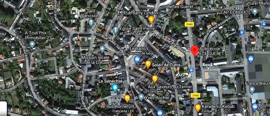 Permis auto Ecole à Guéret