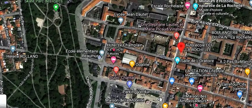 Permis auto Ecole à La Rochelle