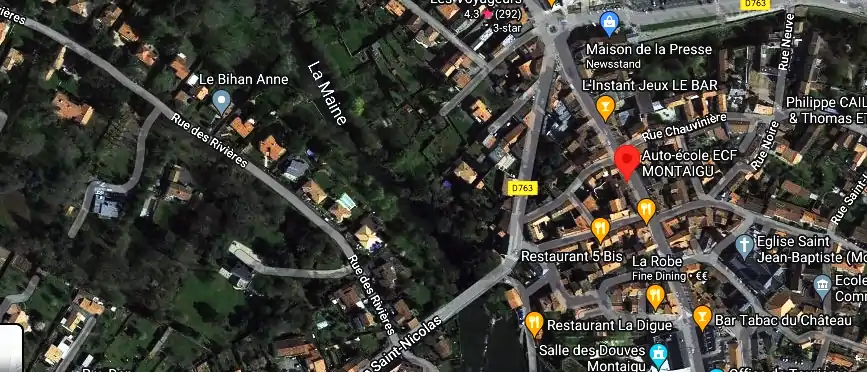 Permis auto Ecole à MONTAIGU