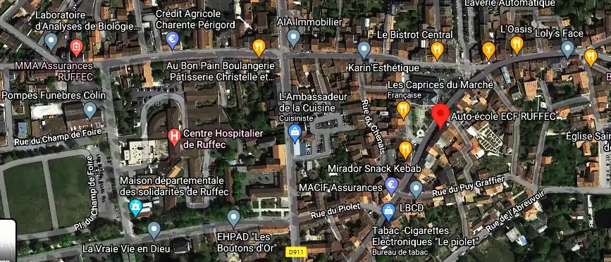 Permis auto Ecole à Ruffec