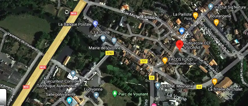 Permis auto Ecole à Vivonne