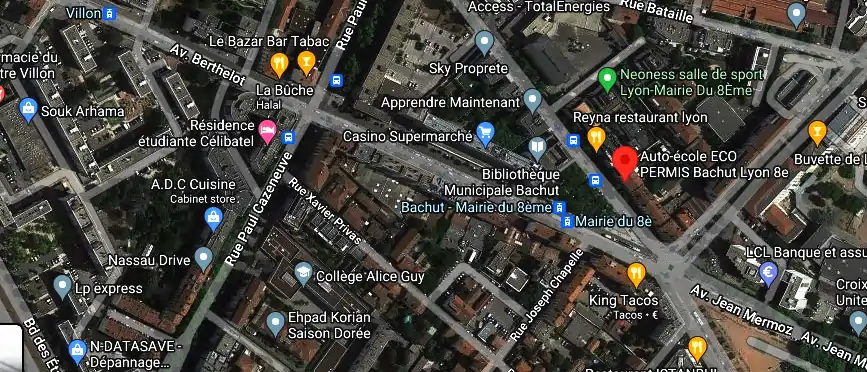 Permis auto Ecole à Lyon