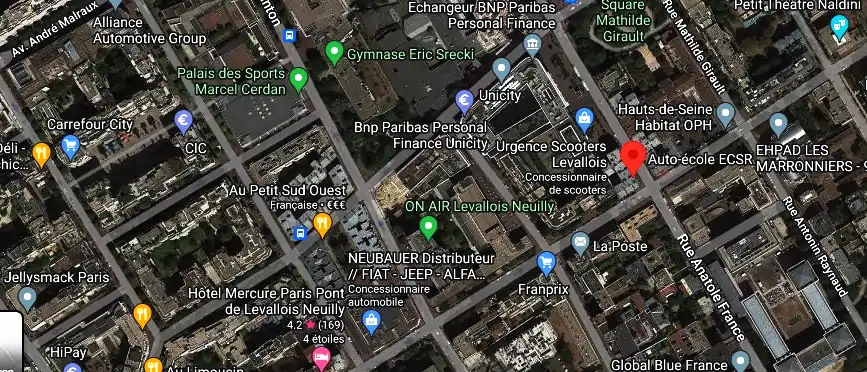 Permis auto Ecole à Levallois-Perret