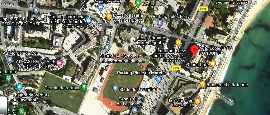 Permis auto Ecole à Le Lavandou