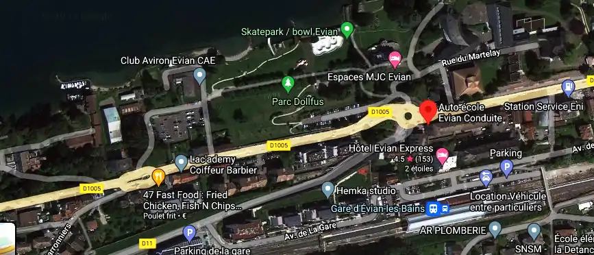 Permis auto Ecole à Évian-les-Bains