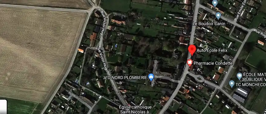 Permis auto Ecole à Monchecourt