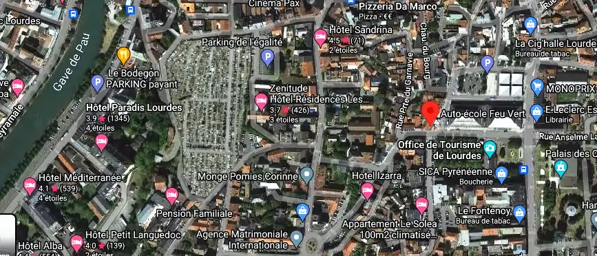 Permis auto Ecole à Lourdes