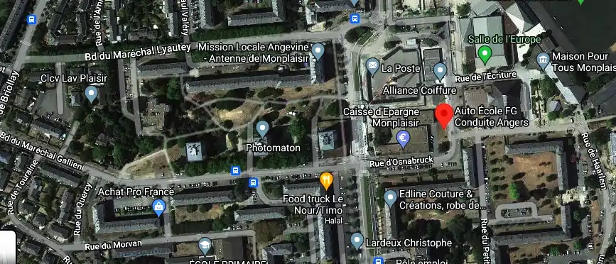 Permis auto Ecole à Angers