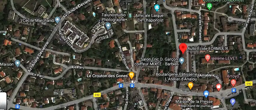 Permis auto Ecole à Chaponost